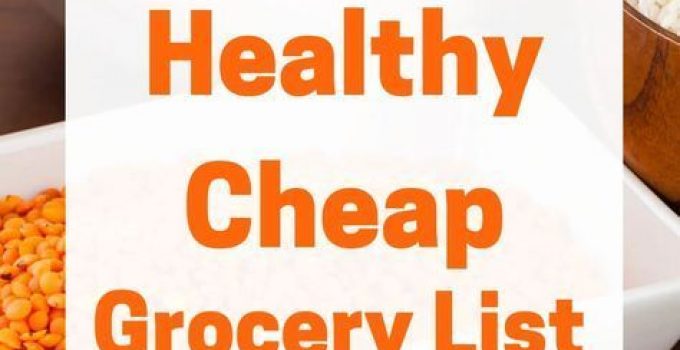 CHEAP HEALTHY GROCERY LIST